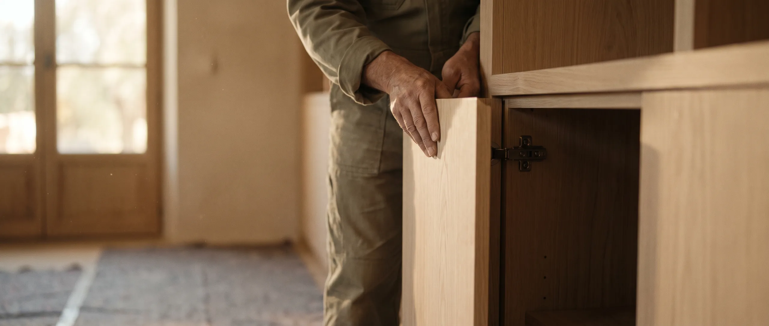 Furniture assembly and installation concept for homes on Koh Samui